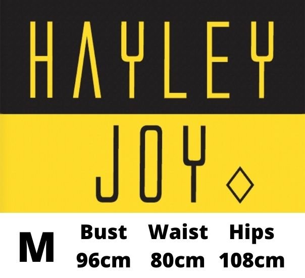 Hayley Joy Yellow Diamond M size label