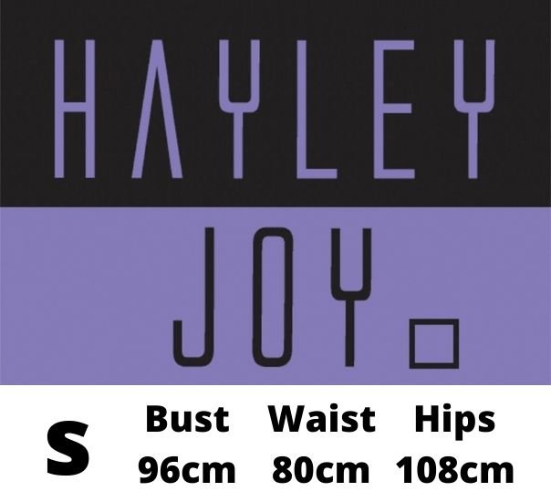 Hayley Joy Lilac Square S size label